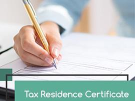 tax residence certificate